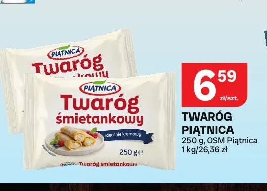 Twaróg śmietankowy Piątnica promocja w Chorten