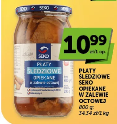 Płaty śledziowe Seko opiekane w zalewie octowej promocja w ABC