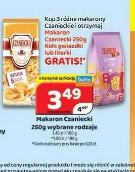 Makaron Czaniecki promocja w Delfin