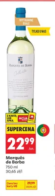 Wino czerwone Marquês de Borba promocja w Biedronka