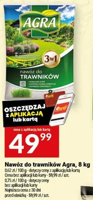 Nawóz do trawników Agra promocja w Twój Market