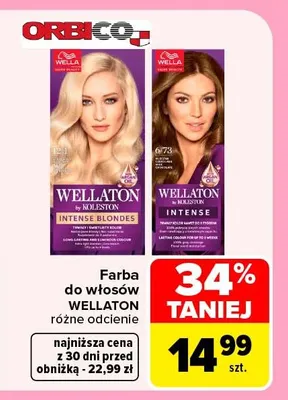 Farba do włosów Wellaton promocja w Carrefour