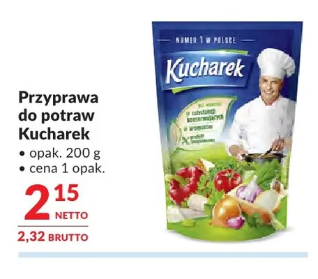 Przyprawa do potraw Kucharek promocja w Makro