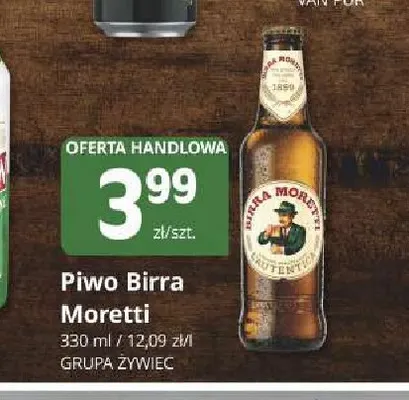 Piwo Birra Moretti promocja w Marketvita