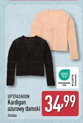 Kardigan ażurowy damski UP2FASHION promocja w Aldi