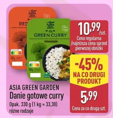 Danie gotowe curry promocja w Aldi