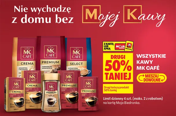 Kawa mielona MK Café Premium promocja w Biedronka