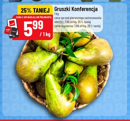 Gruszki Konferencja promocja w POLOmarket