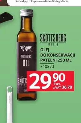 Olej do konserwacji patelni Skottsberg promocja w Selgros