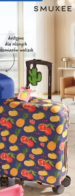 Pokrowiec na walizkę Smukee 51x79 cm promocja w Biedronka