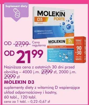 Suplementy diety D3 promocja w Super-Pharm