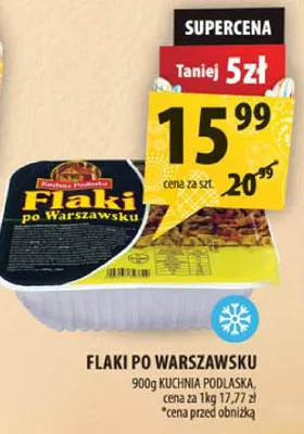 Flaki po warszawsku promocja w Arhelan