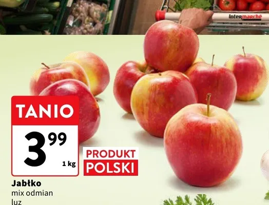 Jabłko mix odmian polskie promocja w Intermarche