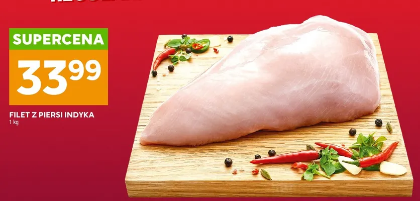 Filet z piersi indyka promocja w Stokrotka