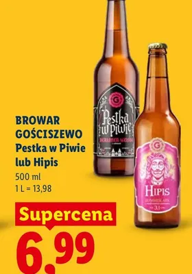 Piwo Browar Gościszewo Hipis promocja w Lidl