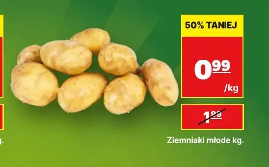 Ziemniaki młode promocja w API Market