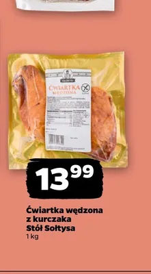 Ćwiartka wędzona z kurczaka Stół Sołtysa promocja w Netto