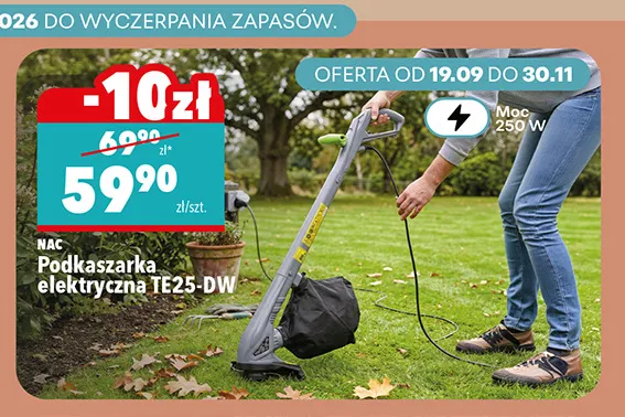 Podkaszarka elektryczna TE25-DW Nac promocja w Biedronka