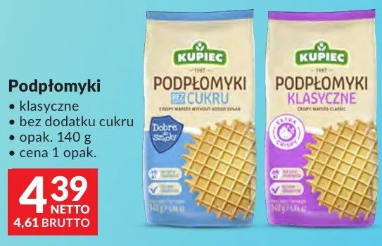 Podpłomyki klasyczne, bez dodatku cukru Kupiec promocja w Makro