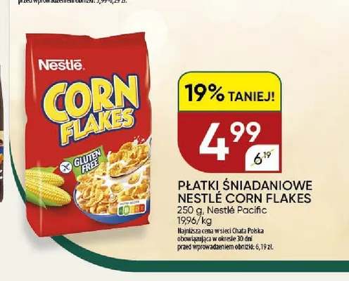 Płatki śniadaniowe Nestlé Corn Flakes promocja w Chata Polska