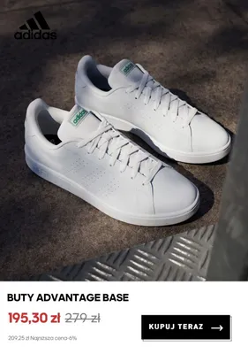 Buty sportowe Adidas Advantage Base promocja w Adidas