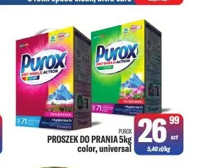 Proszek do prania universal Purox promocja w Tomi Markt