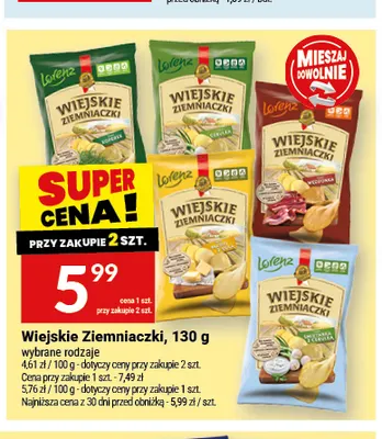 Chipsy Wiejskie Ziemniaczki promocja w Twój Market