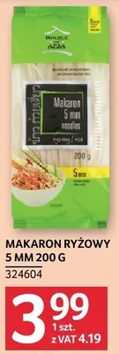 Makaron ryżowy 5 MM 200 g promocja w Selgros