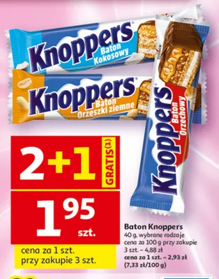 Baton Knoppers Orzechowy promocja w Auchan