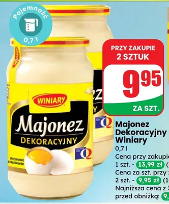 Majonez Dekoracyjny promocja w Dino