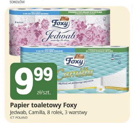 Papier toaletowy Foxy Camilla promocja w Marketvita