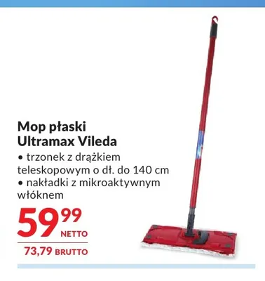Mop płaski Ultramax Vileda promocja w Makro