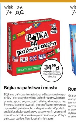 Gra Kapitan Nauka Bójka na państwa i miasta promocja w Dzień Dziecka