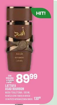 Woda toaletowa Lattafa Asad Bourbon promocja w Drogerie Natura