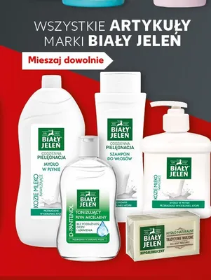 Mydło w płynie Biały Jeleń Kozie Mleko promocja w Kaufland