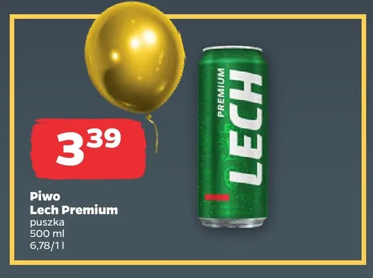 Piwo Lech Premium promocja w Netto