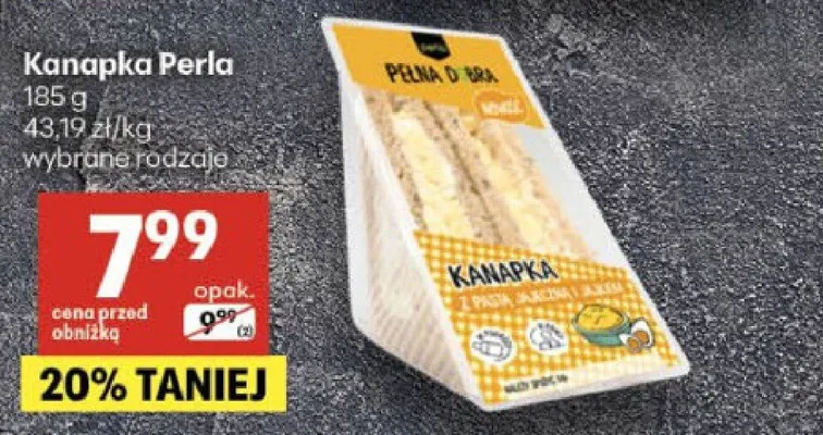 Kanapka z pastą jajeczną i szczypiorkiem Perła promocja w Delikatesy Centrum