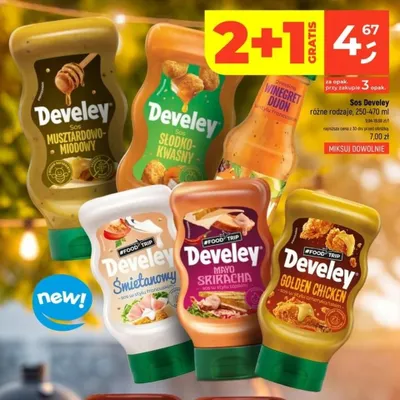 Sos słodko-kwaśny Develey promocja w Dealz