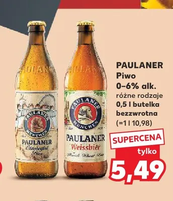 Piwo Paulaner Oktoberfest Bier promocja w Kaufland