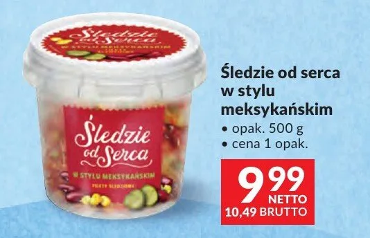 Śledzie od serca w stylu meksykańskim promocja w Makro