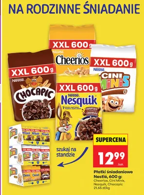Płatki śniadaniowe Cheerios promocja w Biedronka