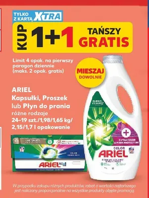 Kapsułki, Proszek lub Płyn do prania Ariel promocja w Kaufland