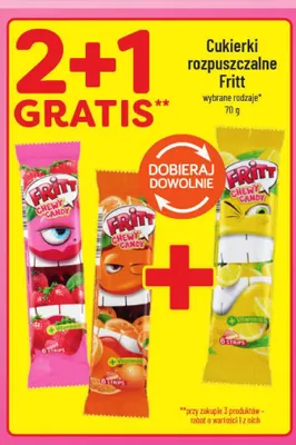 Cukierki rozpuszczalne Fritt cytrynowe promocja w POLOmarket