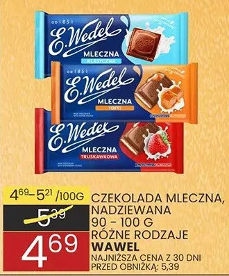Czekolada mleczna klasyczna promocja w Wafelek