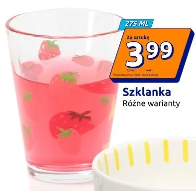 Szklanka 275ml promocja w Action