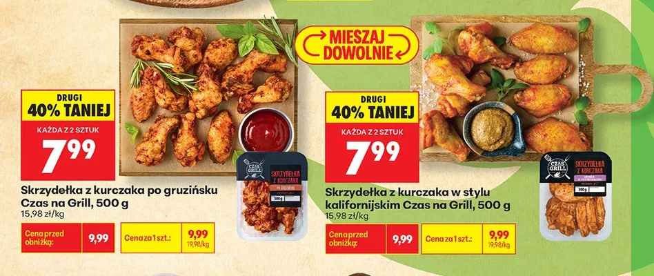 Skrzydełka z kurczaka Czas na Grill promocja w Biedronka