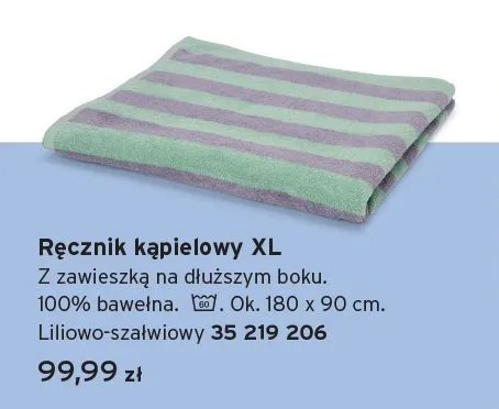 Ręcznik kąpielowy XL promocja w Tchibo