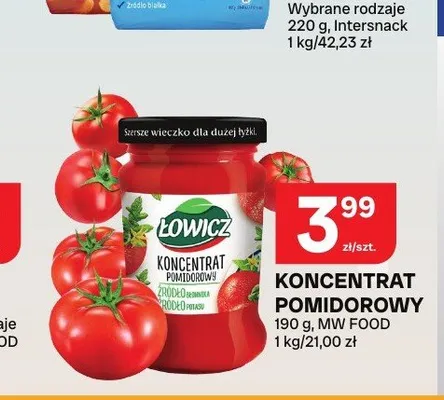 Koncentrat pomidorowy Łowicz promocja w Chorten