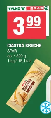 Ciastka kruche promocja w SPAR