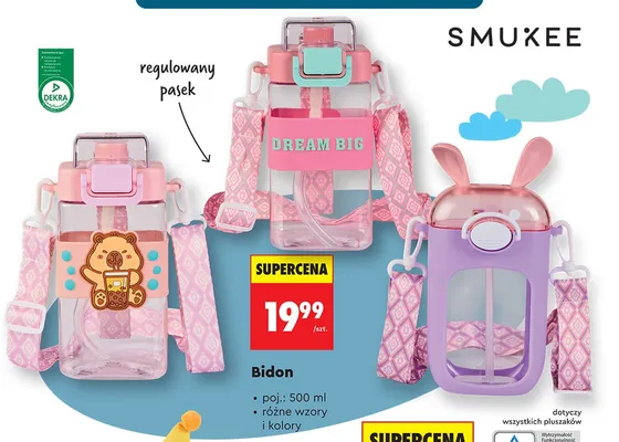 Bidon SMUKEE 500ml promocja w Biedronka